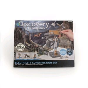 Discovery Mindblown Electricity Construction Set STEM Toy Circuit Kit 239 Piece